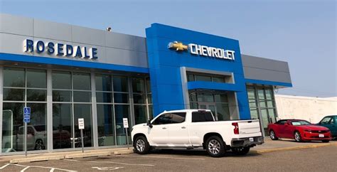 Rosedale chevrolet - 8:30AM - 9:00PM. Saturday. 8:30AM - 9:00PM. Sunday. 9:00AM - 8:00PM. Visit our Chevy dealership in Roseville, CA, for new Chevy truck sales or excellent used car prices. Apply for GM financing or schedule Chevrolet service.